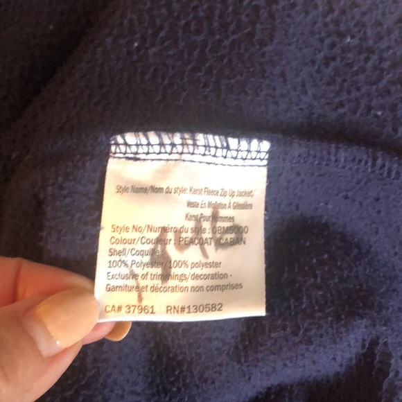 OUTBOUND navy full zip fleece jacket size XL - Picture 11 of 11